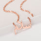 Arabic Name Rope Necklace - Eternal Rosebox & Love Letter Necklace