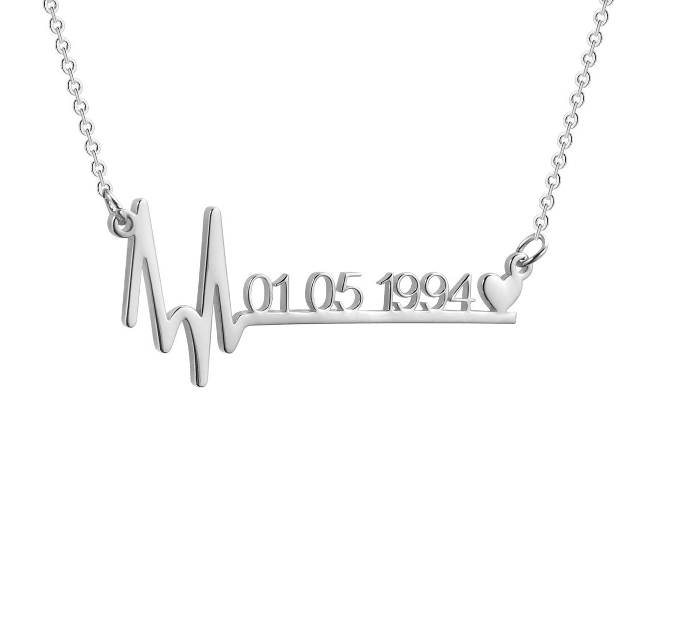 Pulse Date Necklace