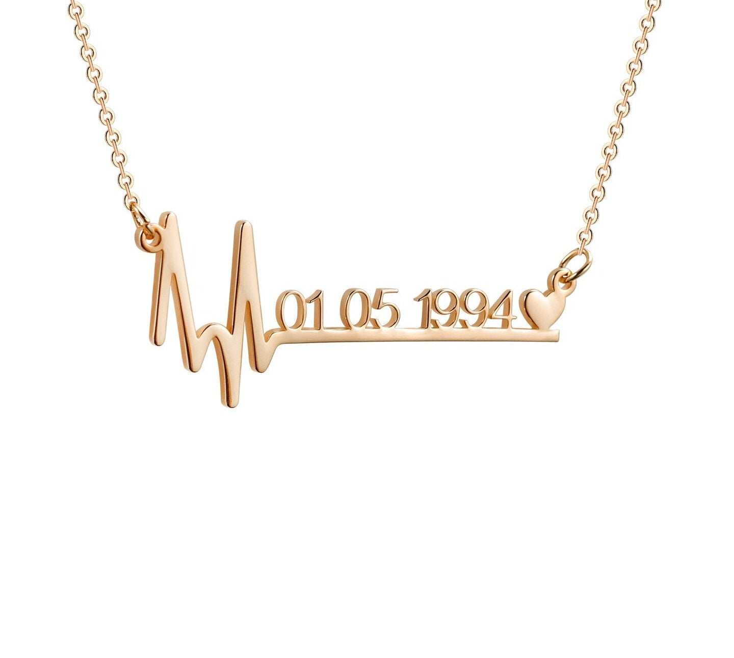 Pulse Date Necklace