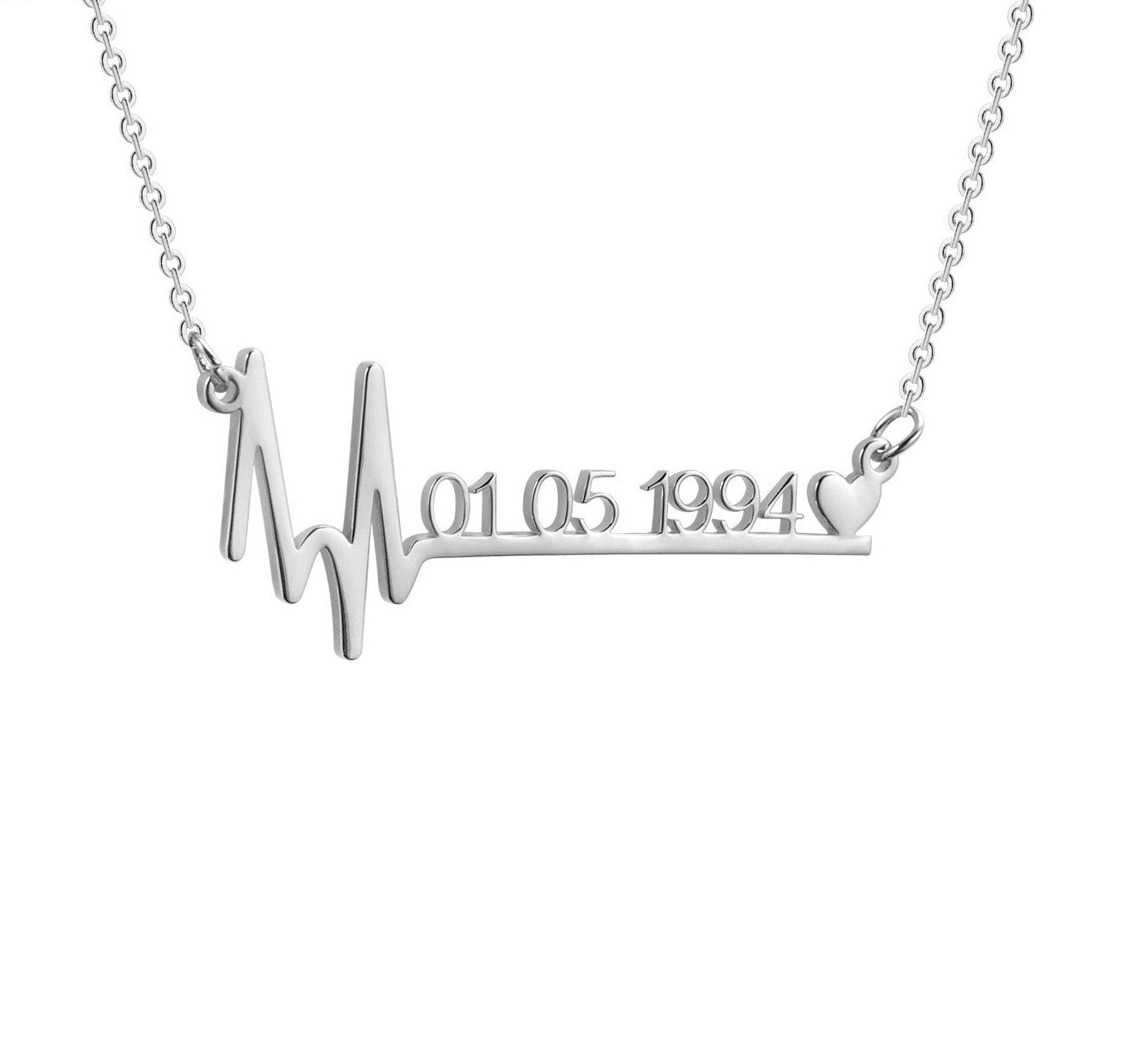 Pulse Date Necklace