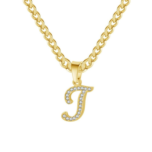 Initial Diamond Necklace