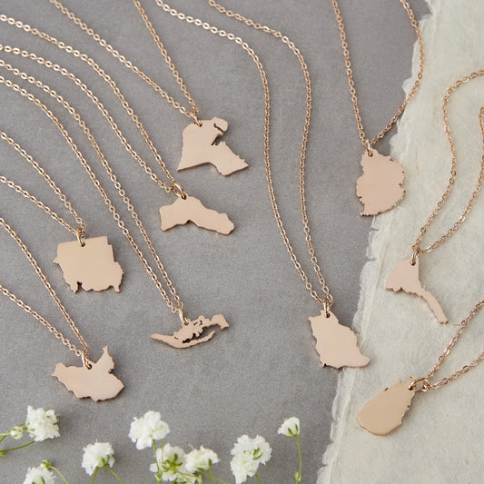 Map Necklace