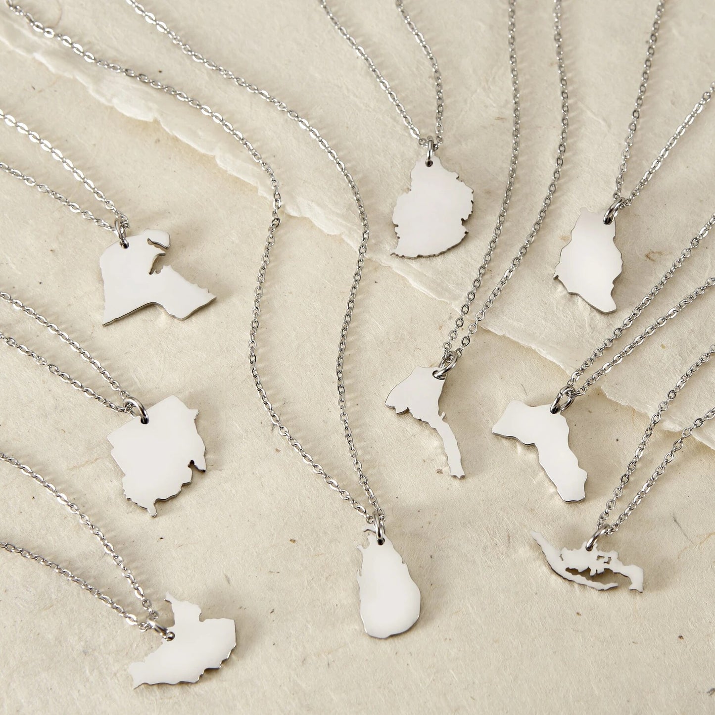 Map Necklace