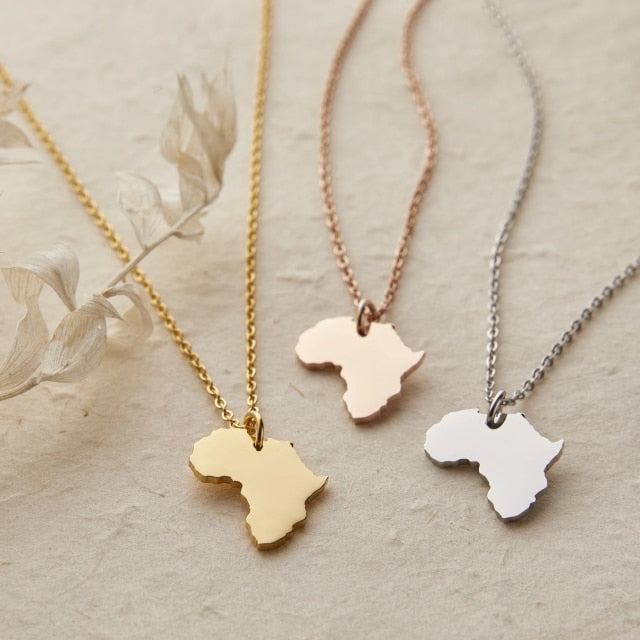 Map Necklace