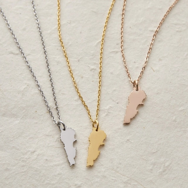 Map Necklace