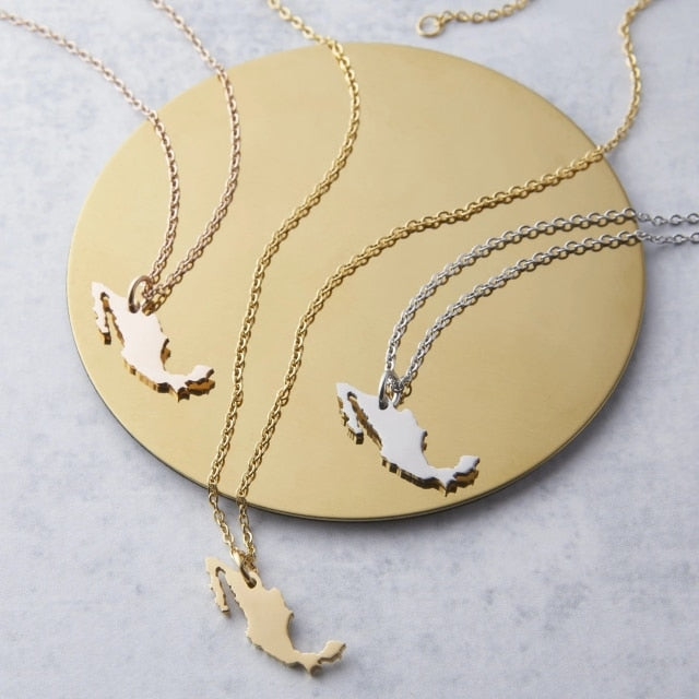 Map Necklace