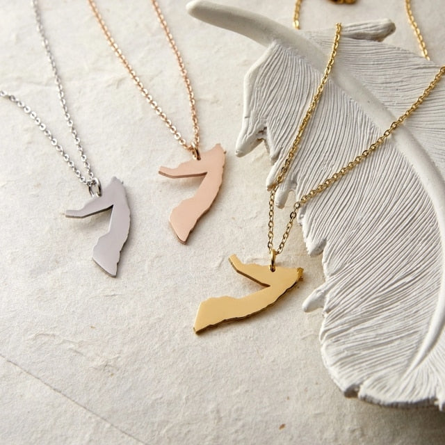 Map Necklace