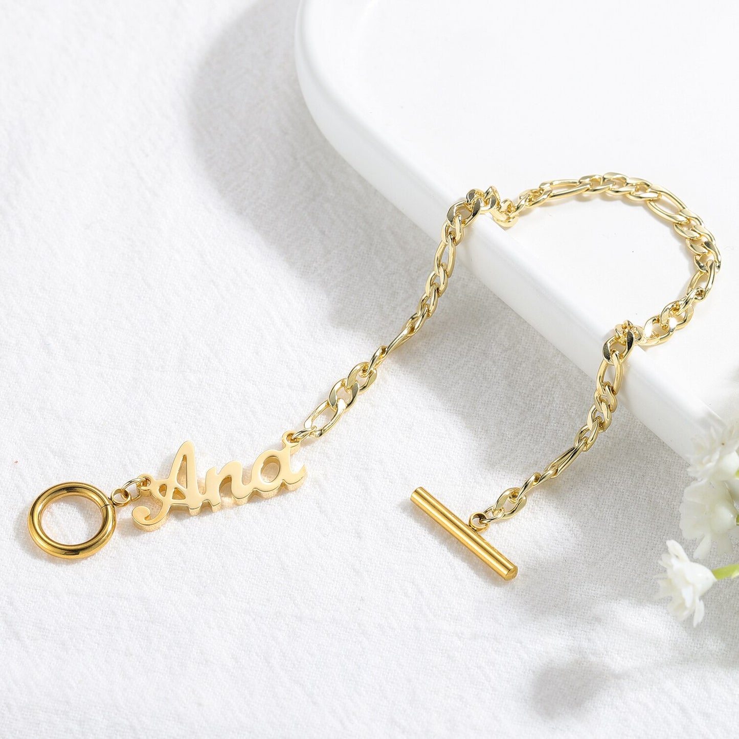 Italic Name Bracelet