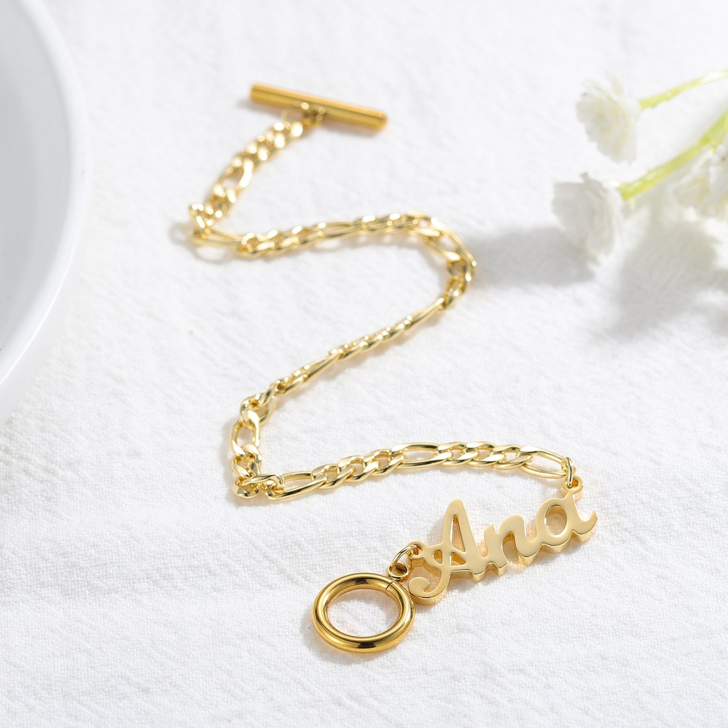 Italic Name Bracelet