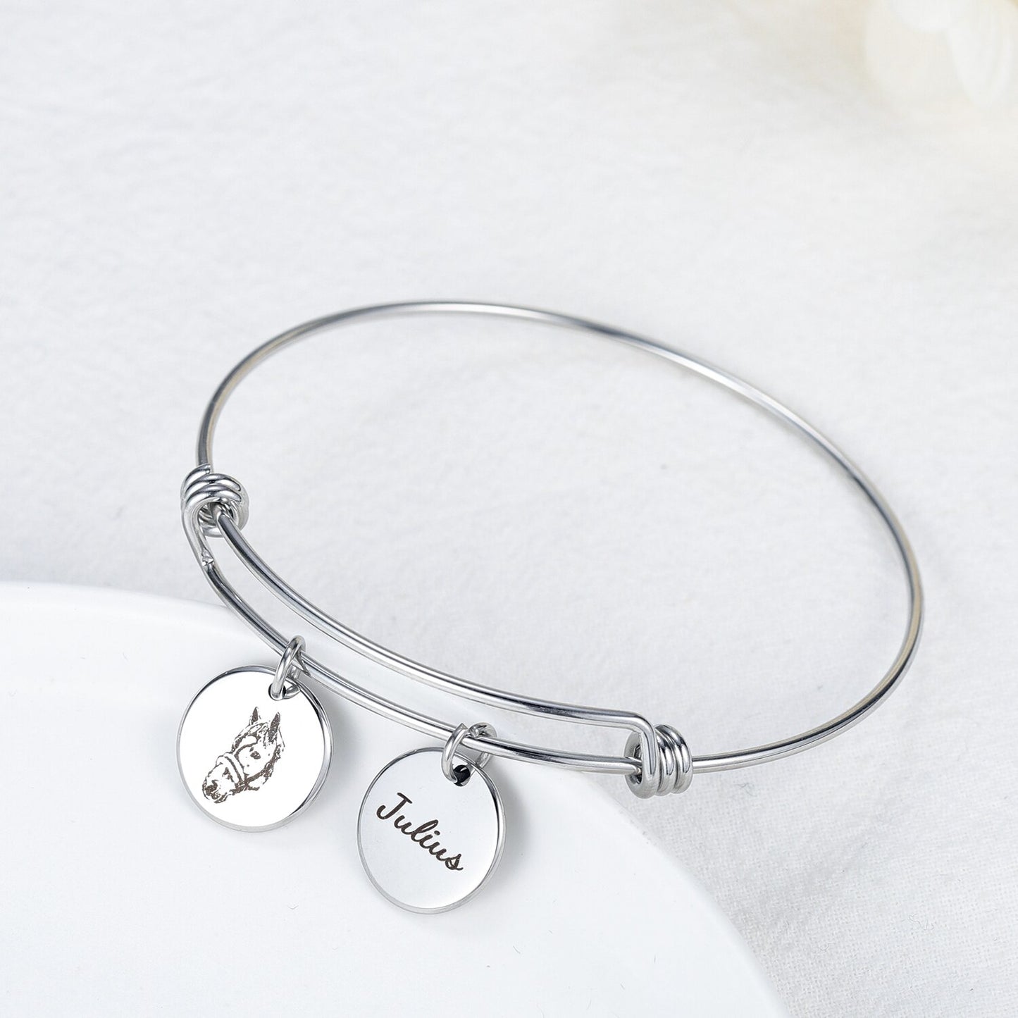 Pet Photo Disc Bracelet