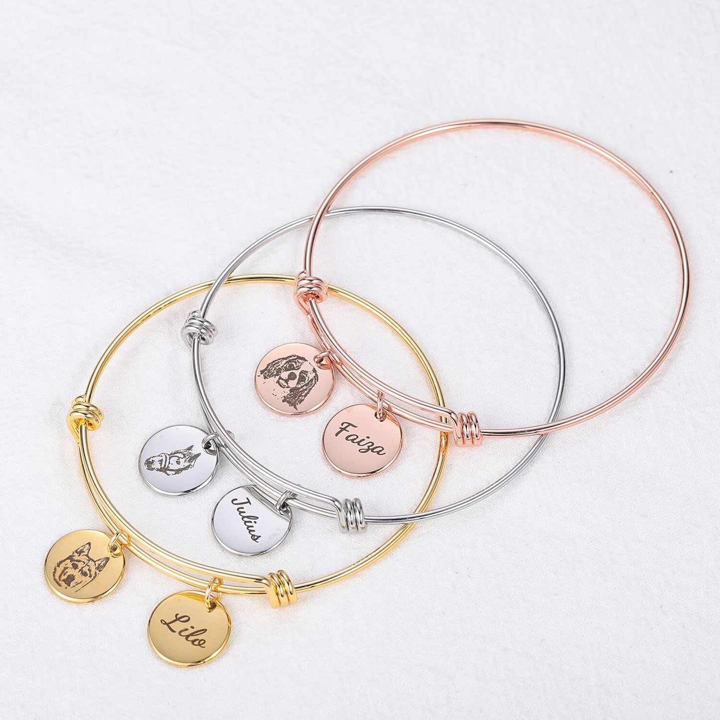 Pet Photo Disc Bracelet