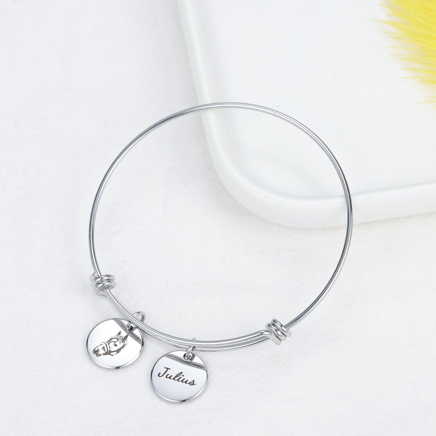 Pet Photo Disc Bracelet