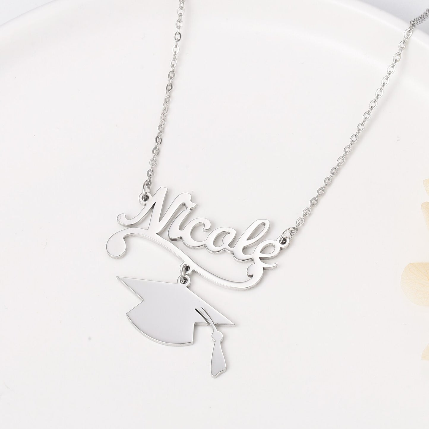 Graduation Name Necklace