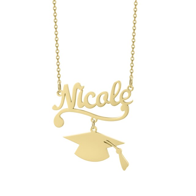 Graduation Name Necklace