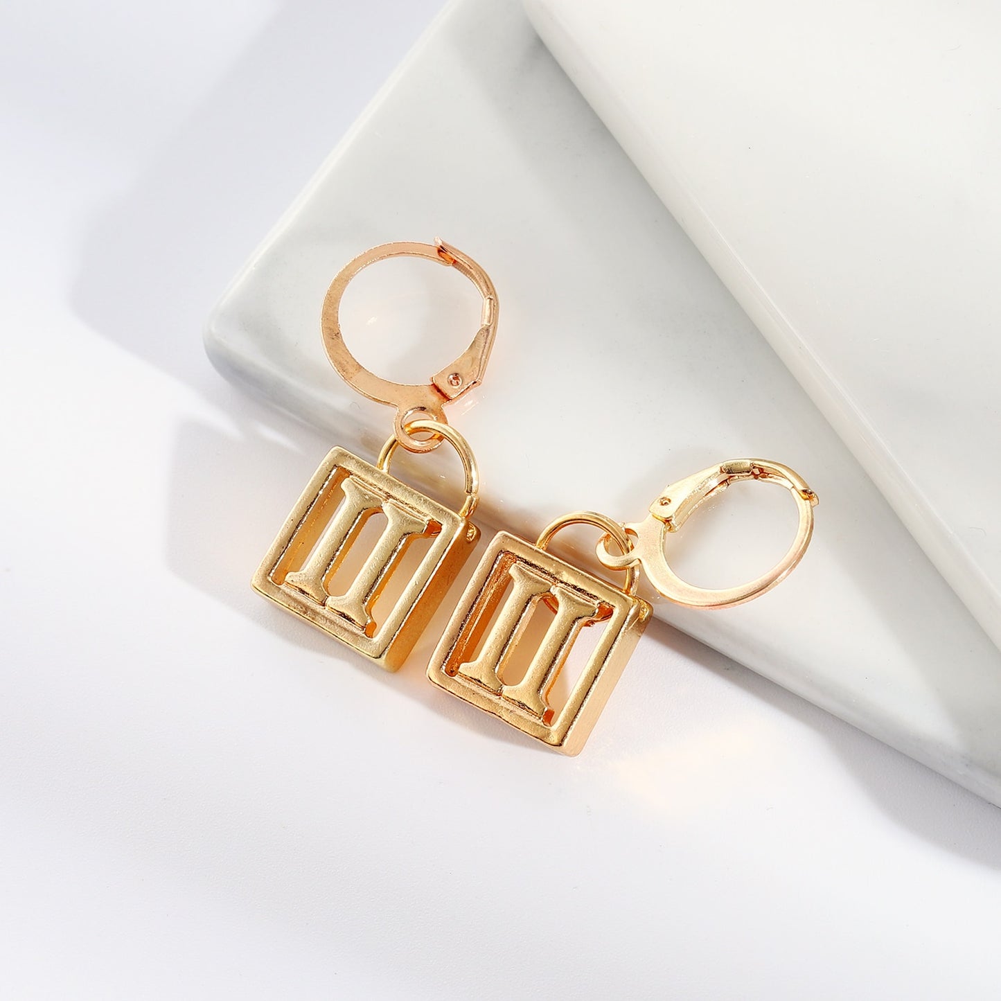 Zodiac Sign Earrings in 18K Gold Plating