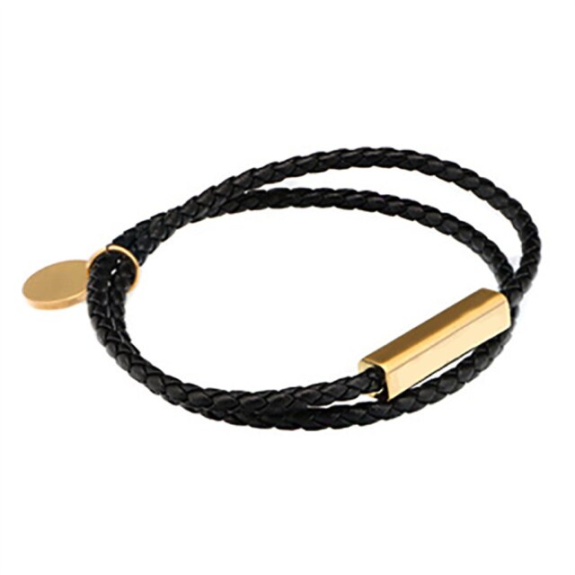 Slim Leather Bracelet