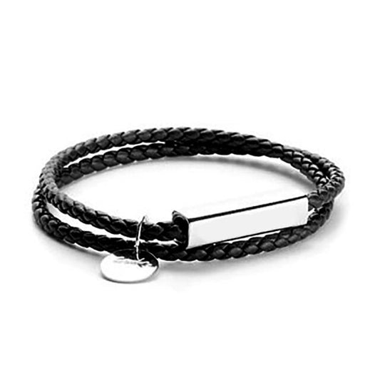 Slim Leather Bracelet