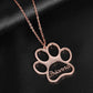 Pet Paw Necklace