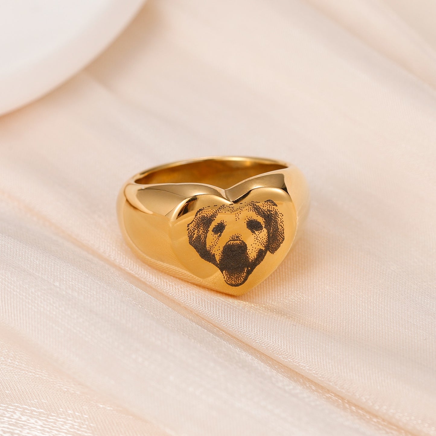 Pet Heart Photo Ring