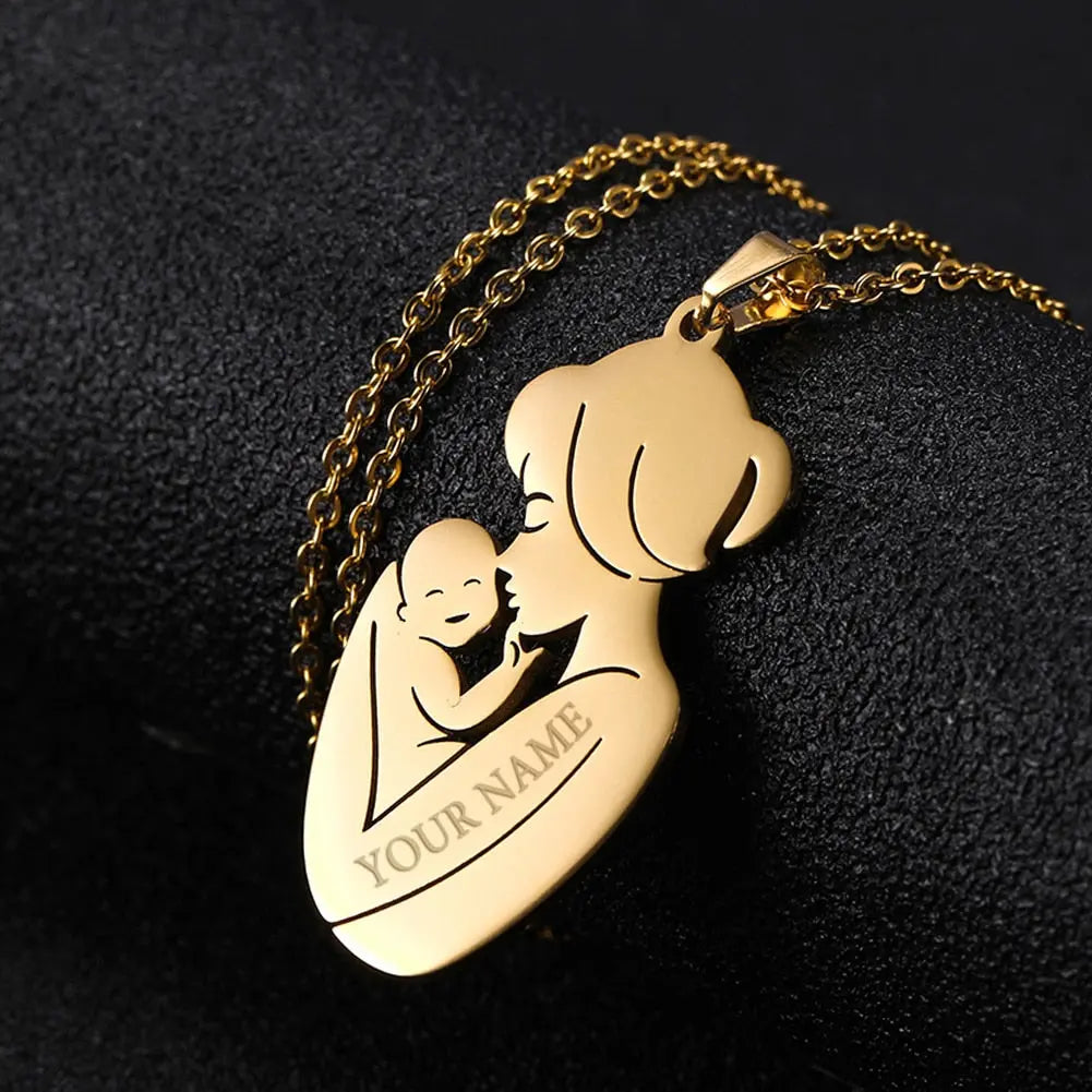 Mother and Baby Necklace