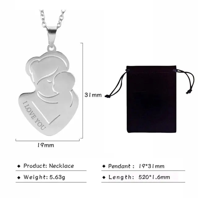 Mother and Baby Necklace