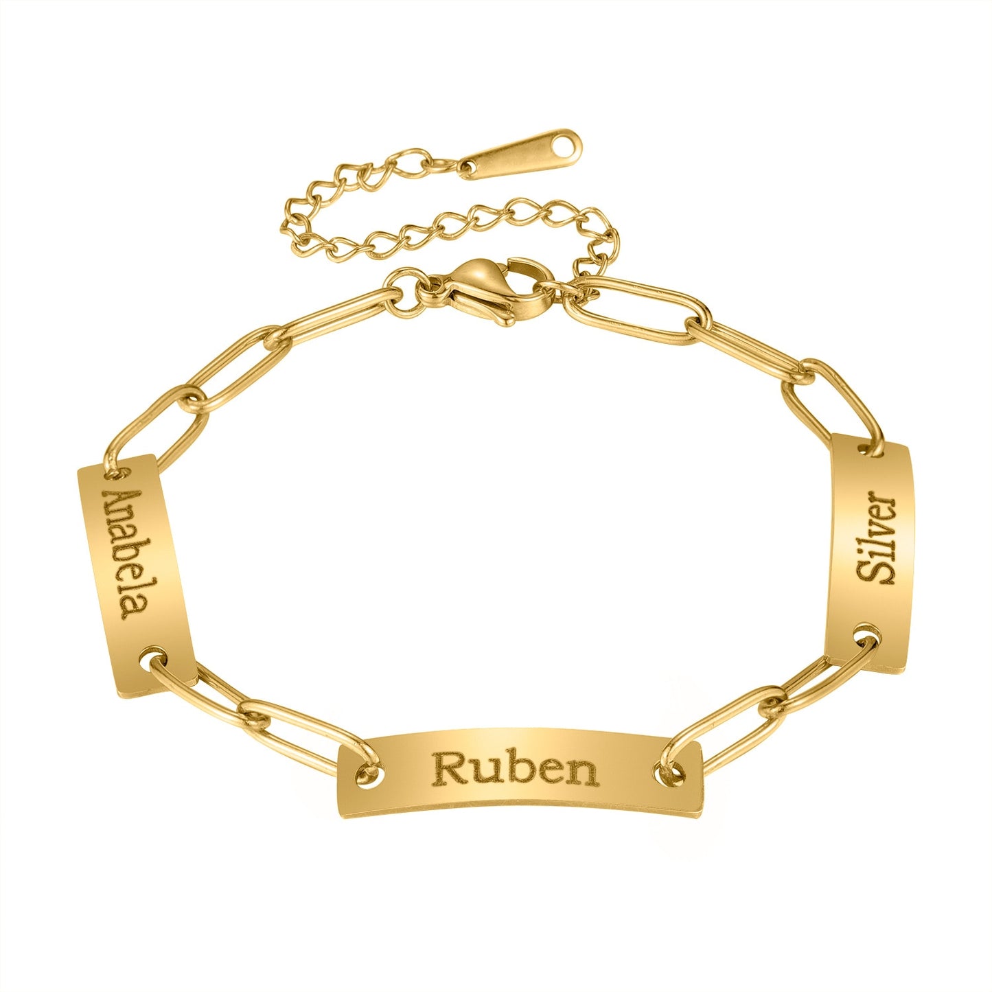 Chain Link Name Bracelet