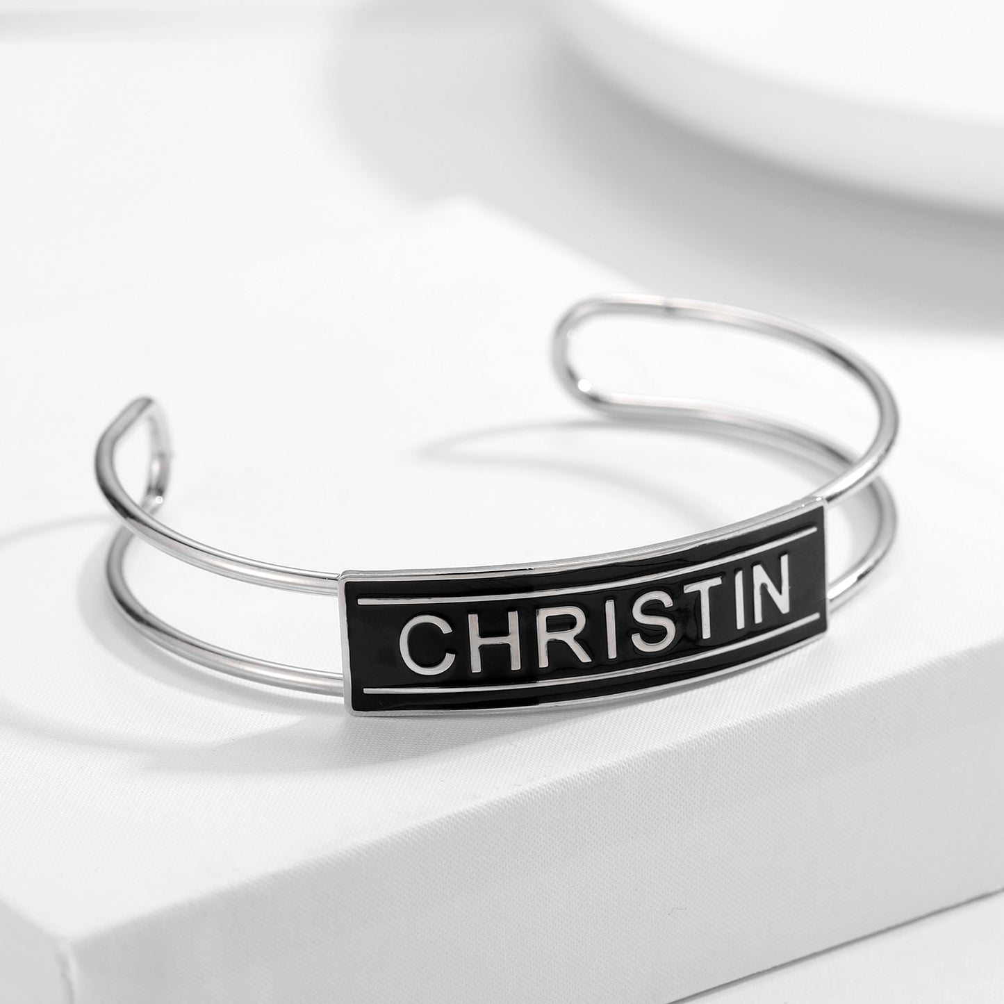 Enamel Name Bracelet