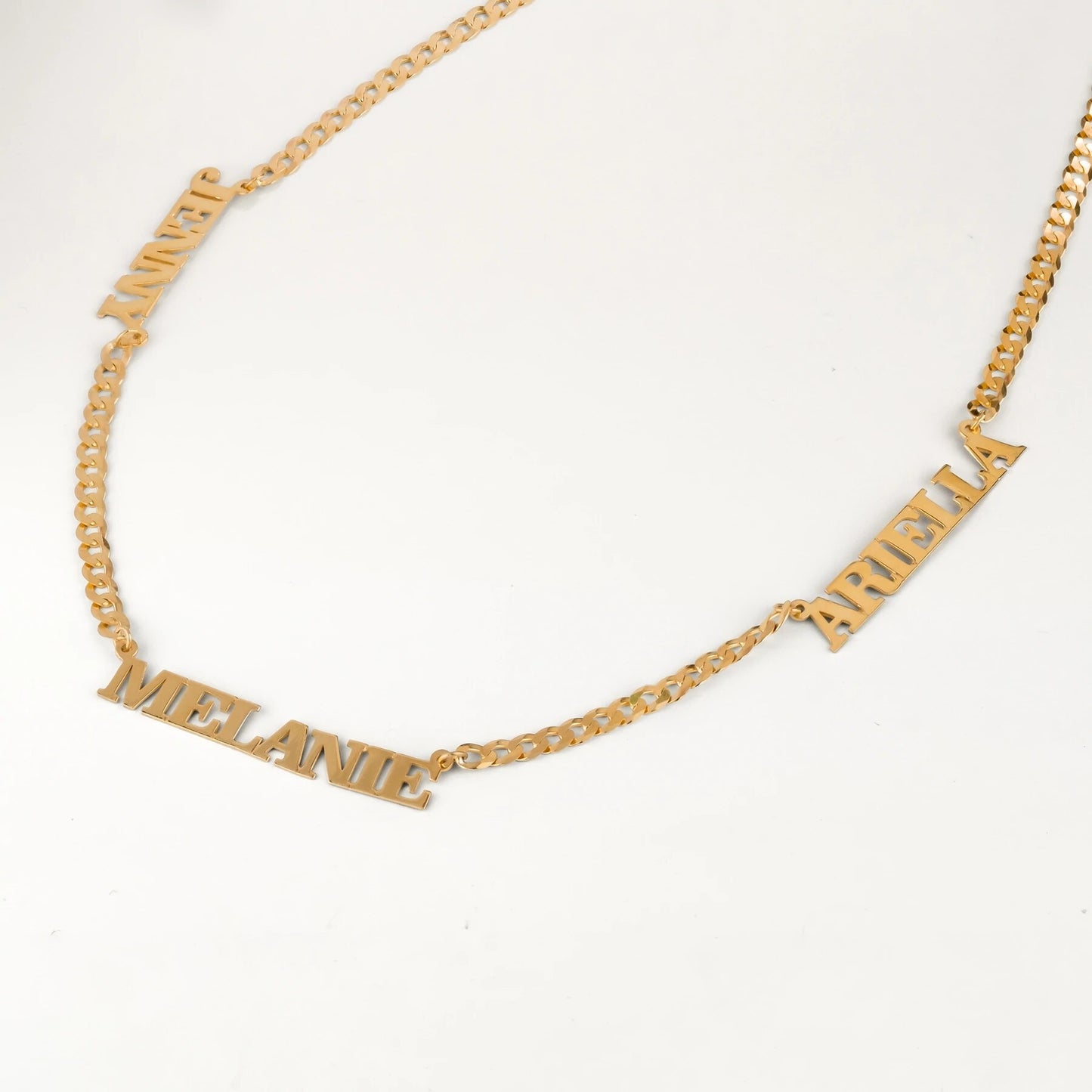 Three Name Necklace