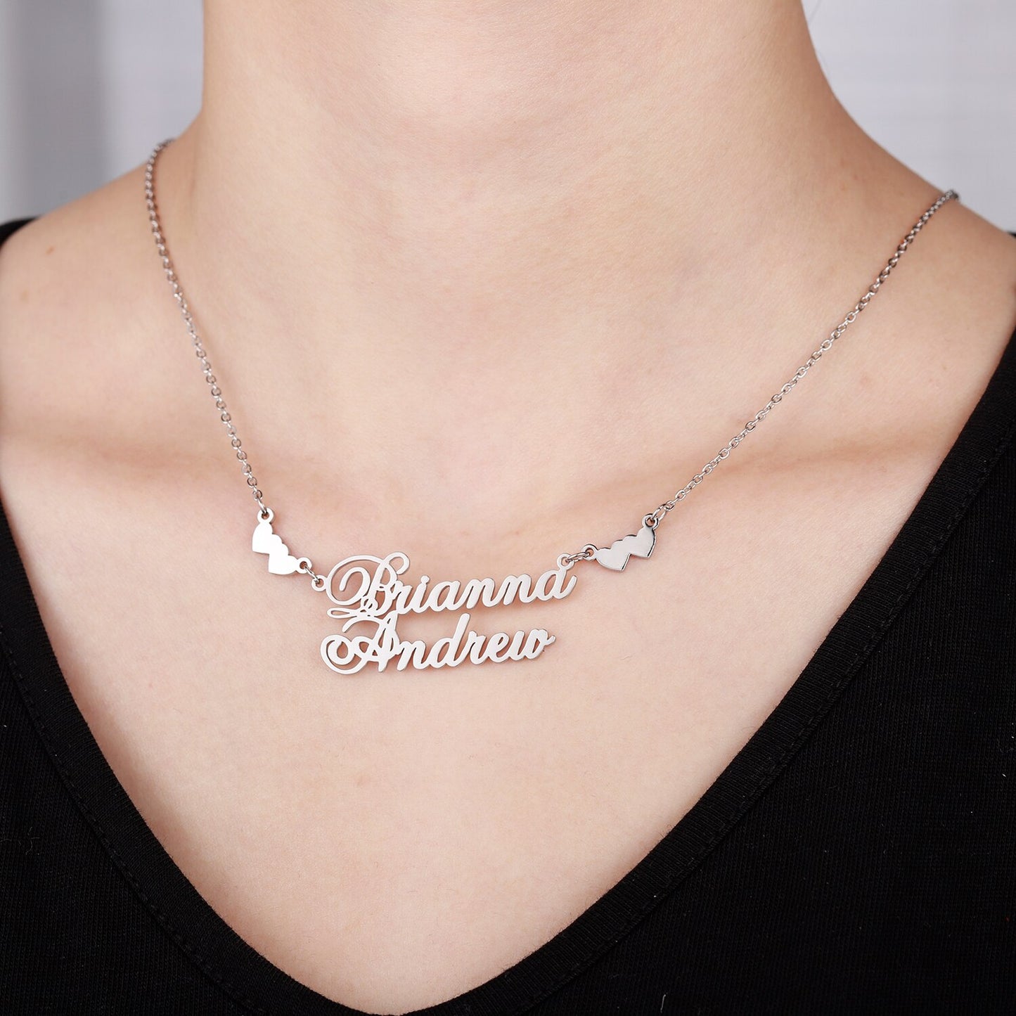 Double Name Necklace